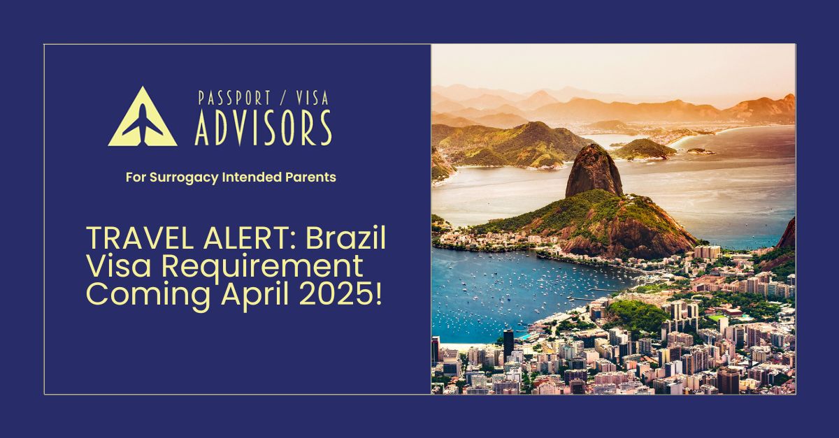 # Brazil Introducing Visa Requirements for US, Canadian, and Australian Citizens in April 2025 ## Important Travel Update for Brazil-Bound Travelers Starting April 10, 2025, citizens of the United States, Canada, and Australia will need to obtain a visa before traveling to Brazil for tourism or business purposes. This significant policy change marks the end of visa-free travel to Brazil for nationals of these countries. ## What You Need to Know Brazil will implement an electronic visa (e-visa) system, making the application process entirely digital. This streamlined approach allows travelers to apply from the comfort of their home without visiting a consulate or embassy. ### Key Details: - **Implementation Date**: April 10, 2025 - **Affected Travelers**: US, Canadian, and Australian citizens - **Visa Type**: Electronic visa (e-visa) - **Purpose**: Tourism and business travel - **Government Fee**: Approximately $81 USD - **Required Documents**: - Valid passport - Digital photograph - Completed online application ## The Application Process The Brazil e-visa application is designed to be straightforward. Applicants will need to: 1. Complete an online application form 2. Upload a digital passport photo 3. Provide passport information 4. Pay the government fee (approximately $81) 5. Submit the application electronically Once approved, the e-visa will be delivered via email, which travelers should print and carry alongside their passport when traveling to Brazil. ## How Passport Visa Advisors Can Help While the e-visa system is designed to be user-friendly, many travelers prefer professional assistance to ensure accuracy and avoid delays. Passport Visa Advisors offers comprehensive support for Brazil visa applications: - **Full-Service Support**: We handle the entire application process - **Document Review**: We ensure all materials meet Brazil's requirements - **Application Submission**: We complete and submit your application - **Status Tracking**: We monitor your application until approval - **Expert Guidance**: We answer any questions throughout the process Our service fee for Brazil e-visa processing is $95, providing peace of mind and saving you valuable time. ## Planning Your Brazil Trip Brazil remains one of South America's most vibrant destinations, offering everything from the Amazon rainforest to the beaches of Rio de Janeiro and the cultural richness of Salvador. With this new visa requirement, it's essential to plan ahead to ensure a smooth journey. We recommend applying for your Brazil e-visa at least 4-6 weeks before your planned travel date, although processing times are typically faster for electronic visas. ## Need Assistance? If you're planning a trip to Brazil after April 10, 2025, and have questions about the new visa requirements, Passport Visa Advisors is here to help. Our team of experienced professionals can guide you through the application process and ensure you have all necessary documentation for your travels. Contact us today to learn more about our Brazil e-visa services and how we can make your travel preparations effortless. --- *This information is current as of March 2025. Visa requirements and processes may change. Please contact Passport Visa Advisors for the most up-to-date information regarding travel to Brazil.*